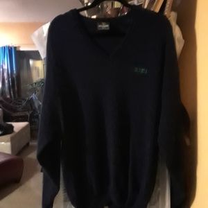 Glengyle Navy Wool & Angora Sweater XXL